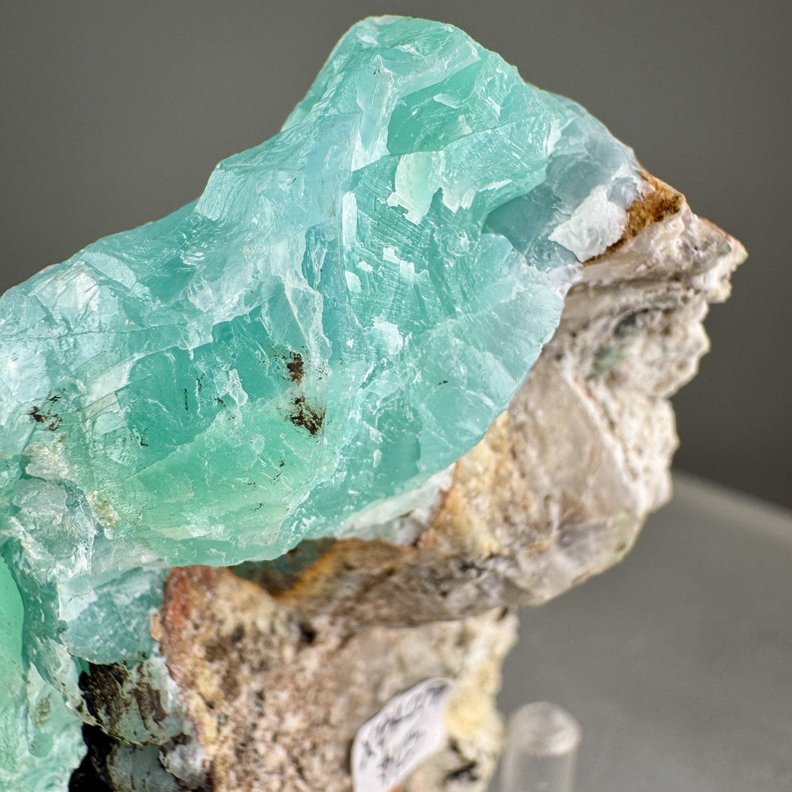 Fine Large Blue Smithsonite: Kelly mine, Magdalena, Socorro Co., New Mexico
