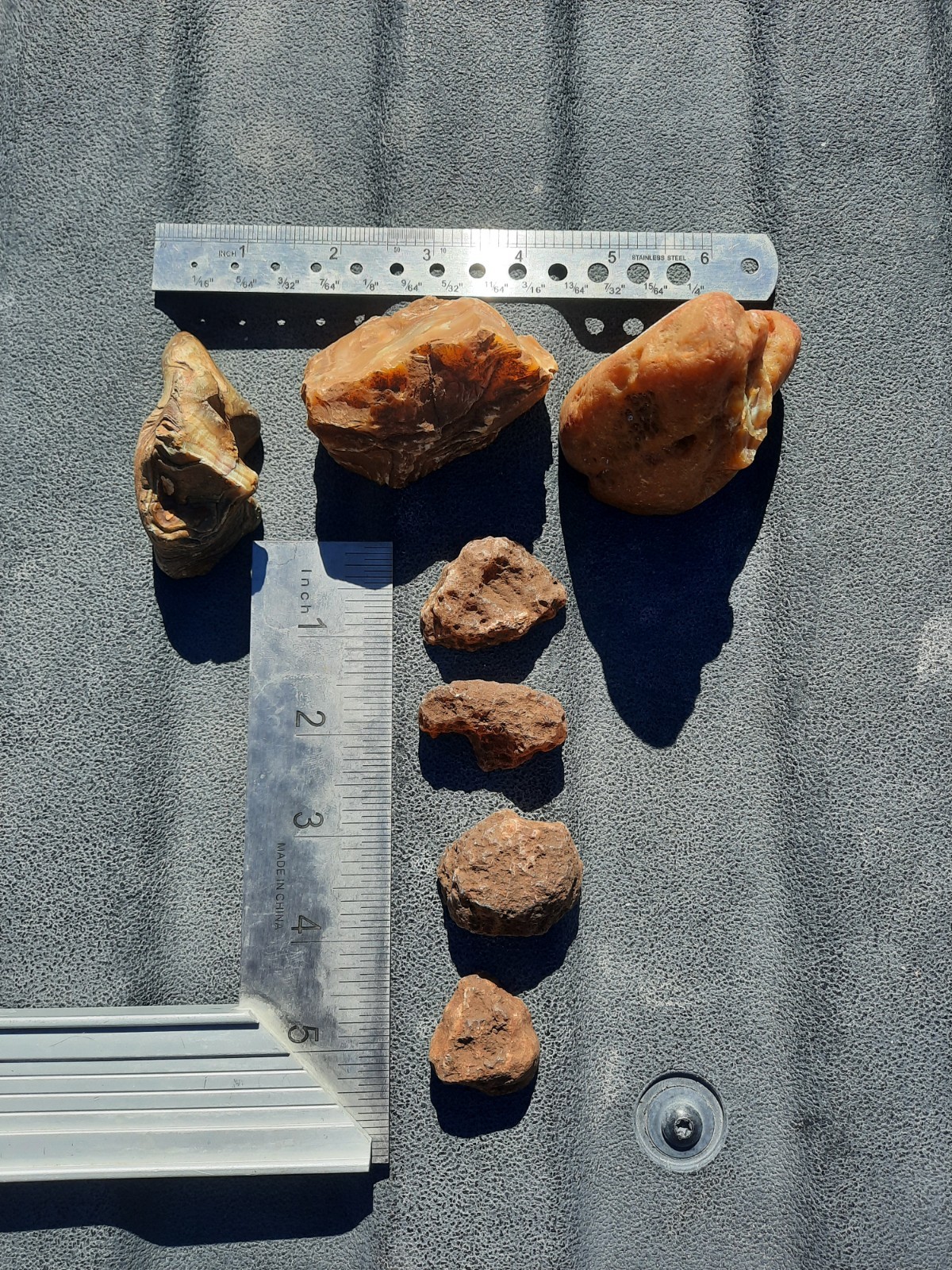 Mixed Agate Lot! Half Nodules Rough! 1 Lb.