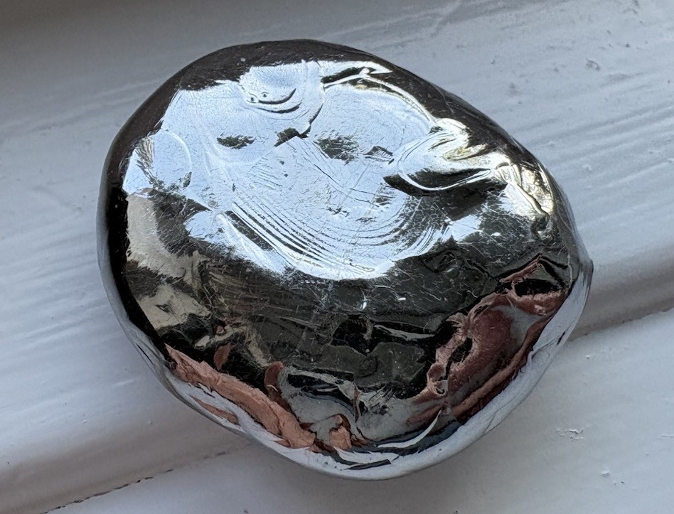 100g Rhenium Metal Arc Melted High Density Element Sample
