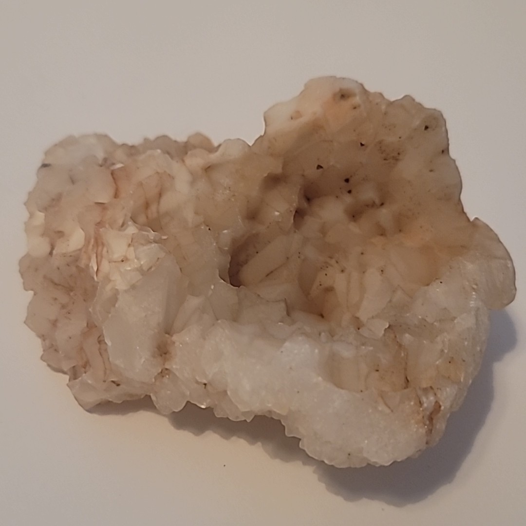 Calcite Crystal Cluster Specimen White Quartz 5.25″ x 4″ Natural Display Peice