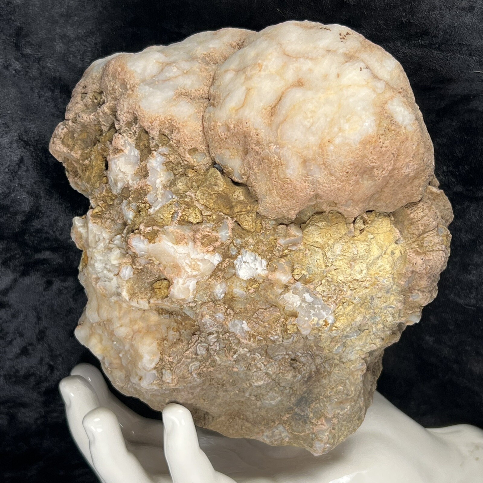 6” Red Uncut Geode Lapidary Rough Unopened Quartz Agate Chalcedony Crystal 5.2Lb