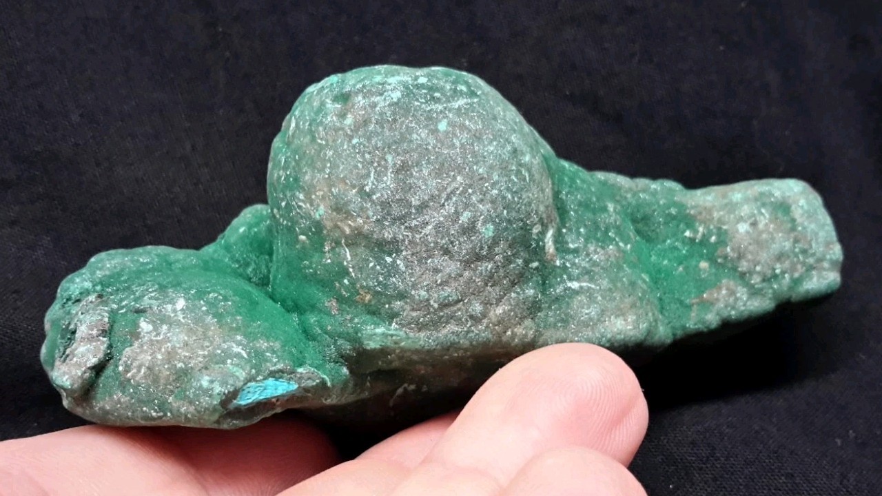3.75″ MALACHITE with CHRYSOCOLLA from the Democratic Republic of Congo