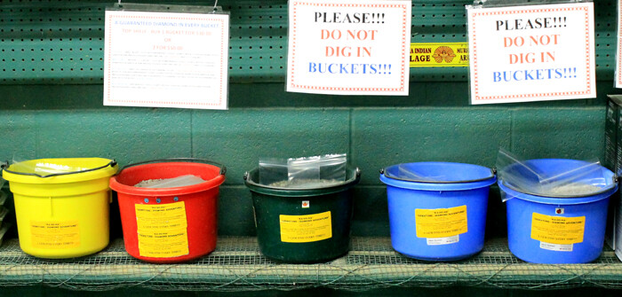 “Two Gallon Size” Diamond & Gemstone Adventure Buckets