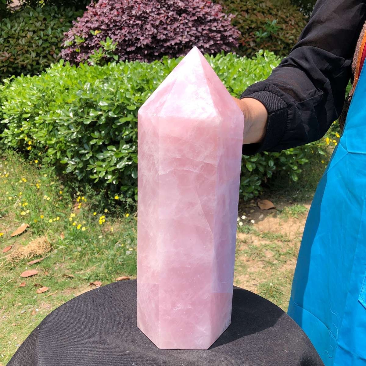 12.76LB Large Natural Powder Crystal Column Wand Obelisk Mineral Healing 5055