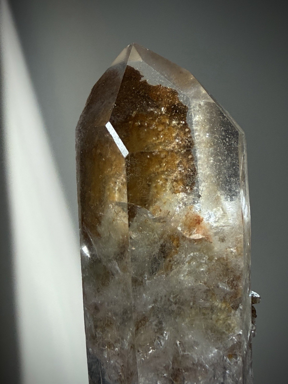 Double Terminated Quartz Inclusion Quartz Window Quartz Iron Quartz Brazil
