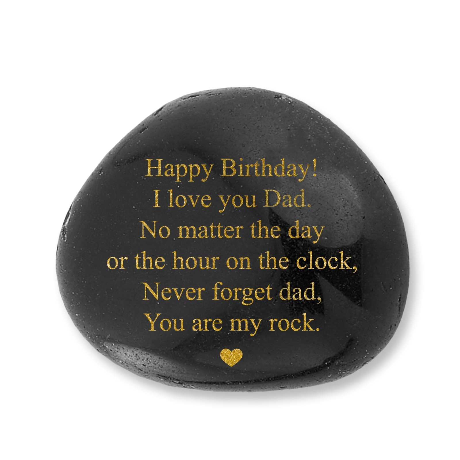 You Are My Rock Engraved Decorative Stone Dad Birthday Gift Accessories