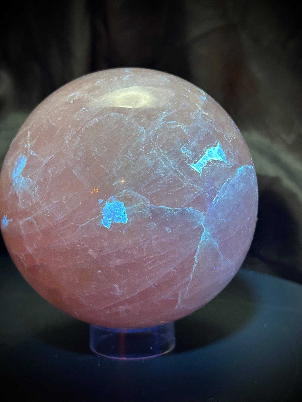 Perfectly Imperfect SALE! Blue Rose and Rose Quartz Spheres (See Details)
