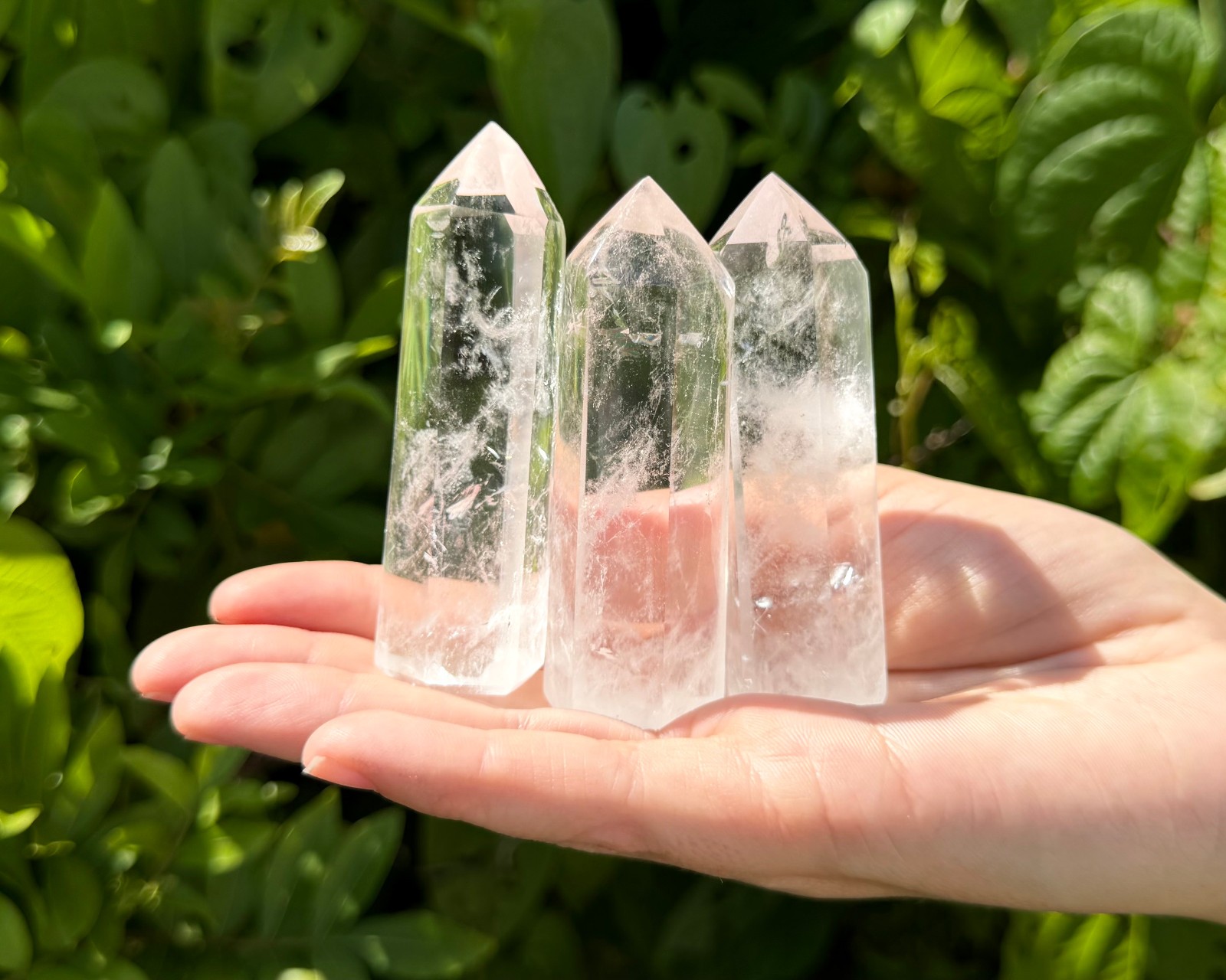 Clear Quartz Obelisk (6-Sided, ‘A’ Grade, Quartz Crystal Point, Crystal Tower)