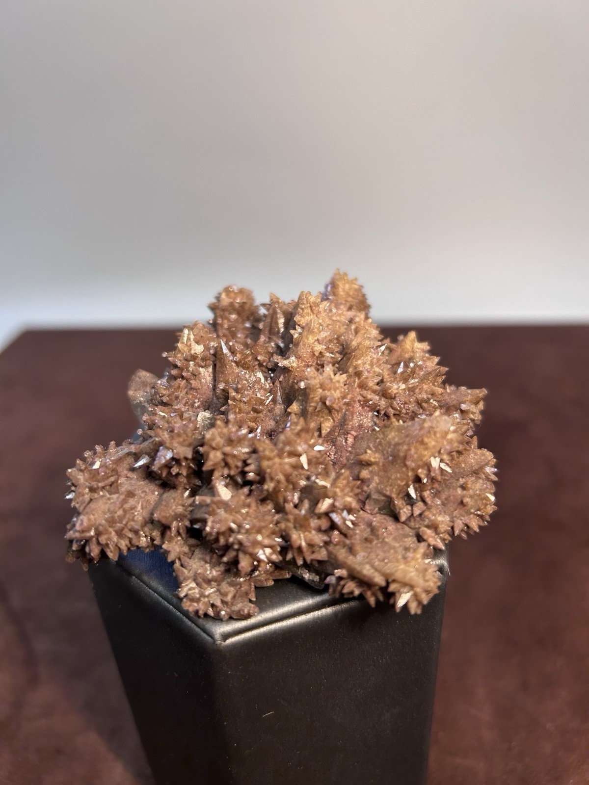 Dogtooth Calcite Cluster Santa Eulalia Mexico Old Labels Cabinet Specimen