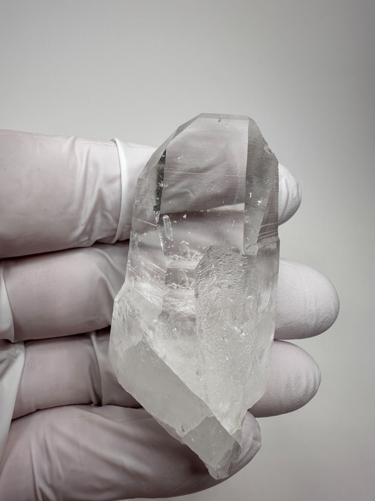Optical Clear Colombian Lemurian Quartz Crystal Point