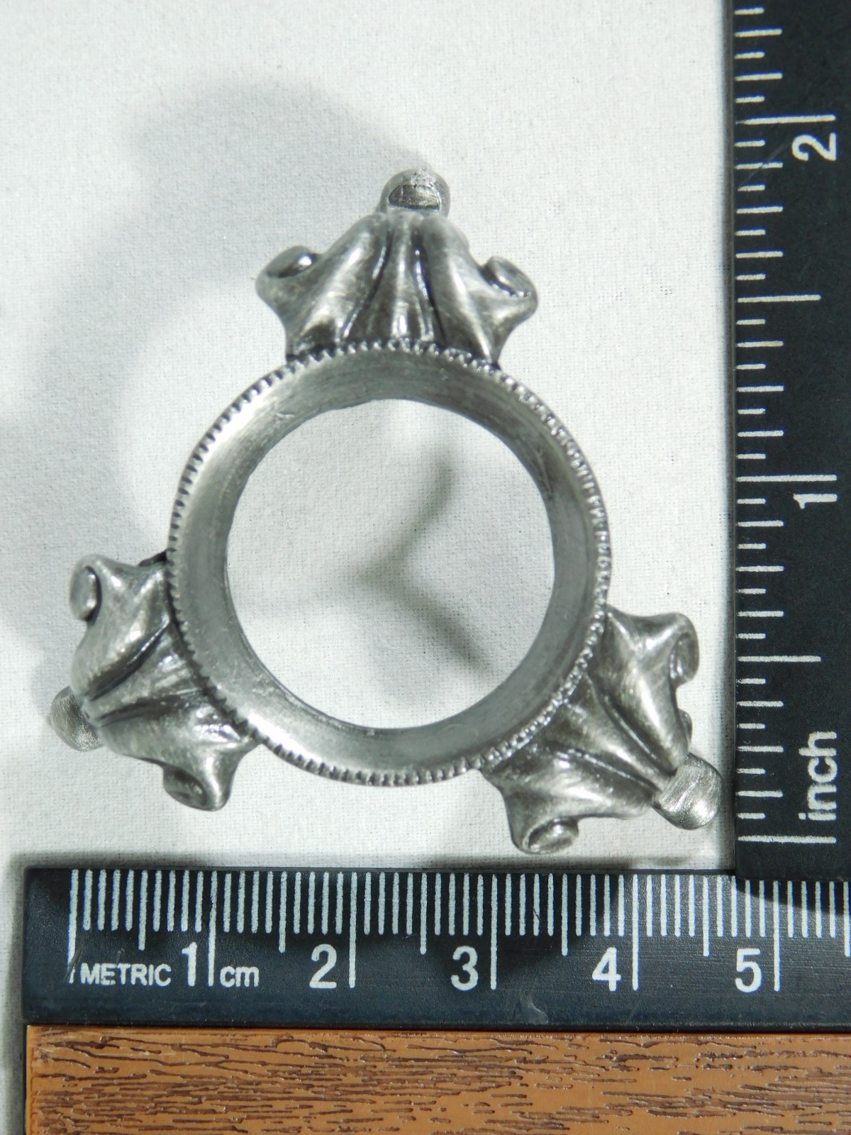 Sphere Display Stand Small Size Princess Design Pewter Color