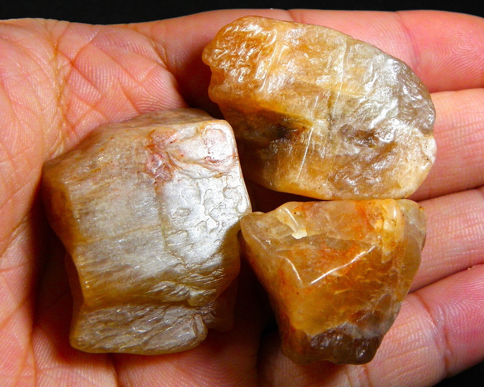 287 ct 1 4/8 ” Natural Golden Herderite Synergy 12 stone Healing power stone