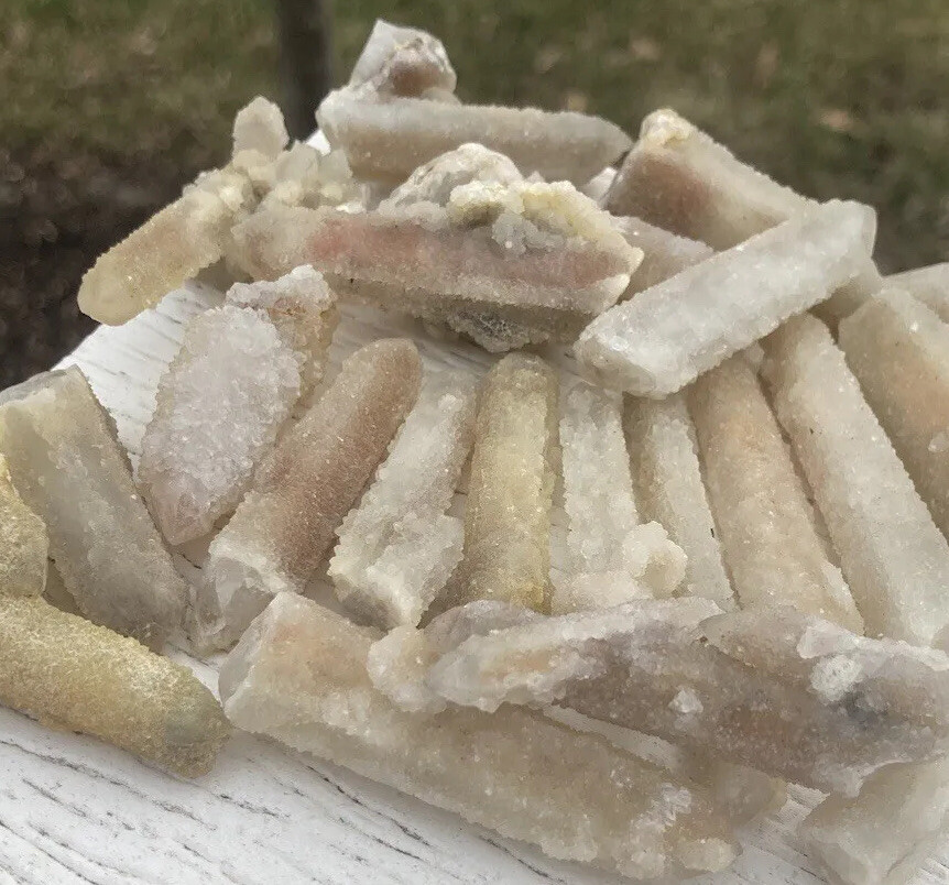 1 pc COLORFUL FAIRY SPIRIT QUARTZ Cactus Natural Healing Crystal Point Cluster