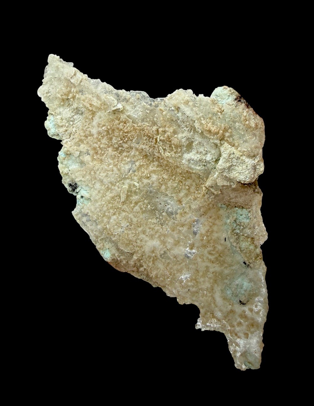 Turquoise In Selenite Crystals : Iron Mask Mine . Otero County , New Mexico 🇺🇸