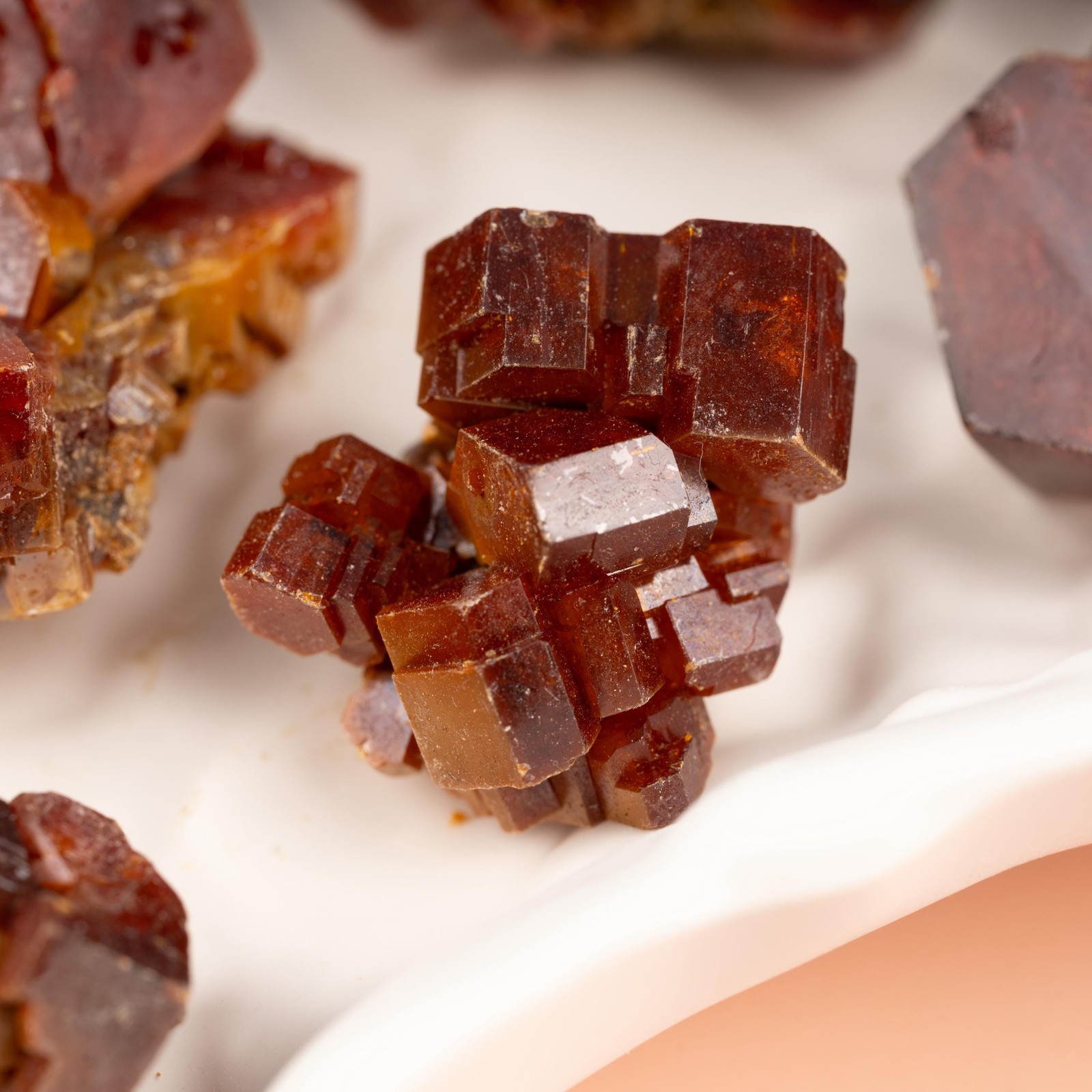 Vanadinite Cluster 1-25g, Grade AAA Moroccan Red Specimens Healing Crystal Gift