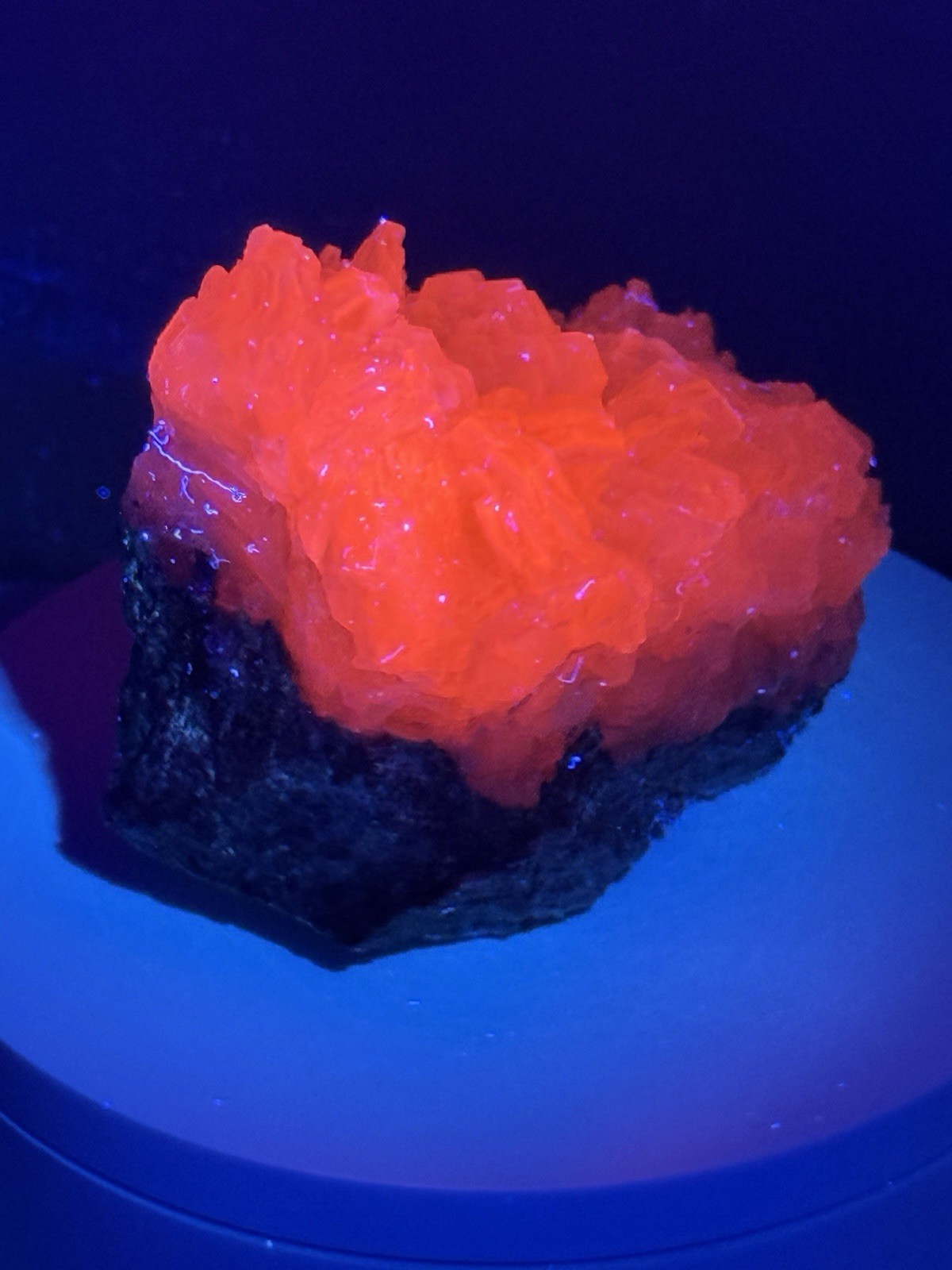 RADIANT Sandwich Calcite Fluorescent Mineral Specimen – China