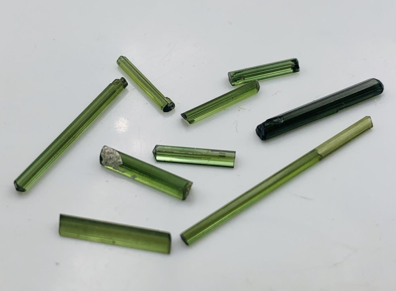 24.85Ct Beautiful Natural Green Color Peridot With Megnatite Crystal Specimen