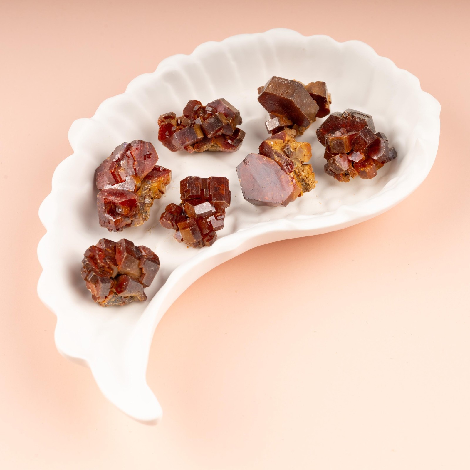 Vanadinite Cluster 1-25g, Grade AAA Moroccan Red Specimens Healing Crystal Gift