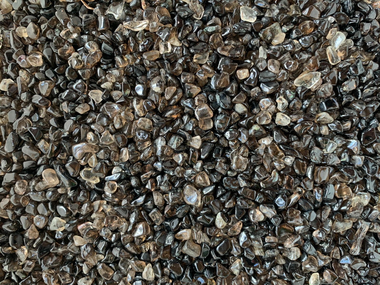 Grade A++ Smoky Quartz Semi Tumbled Gemstone Mini Chip 3- 6mm,Wholesale Bulk Lot