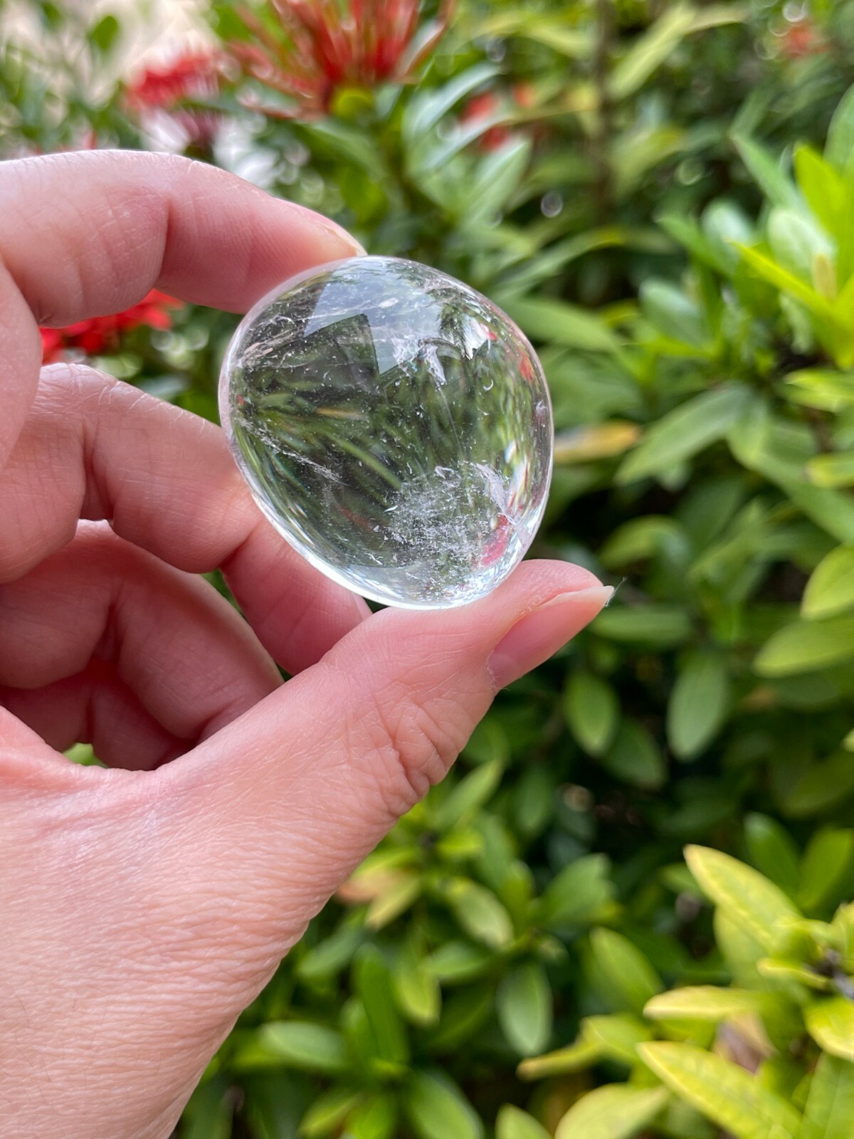 Grade A++ Clear Quartz Tumbled Stones, 0.85″-1.25″ Quartz Crystal, Pick How Many