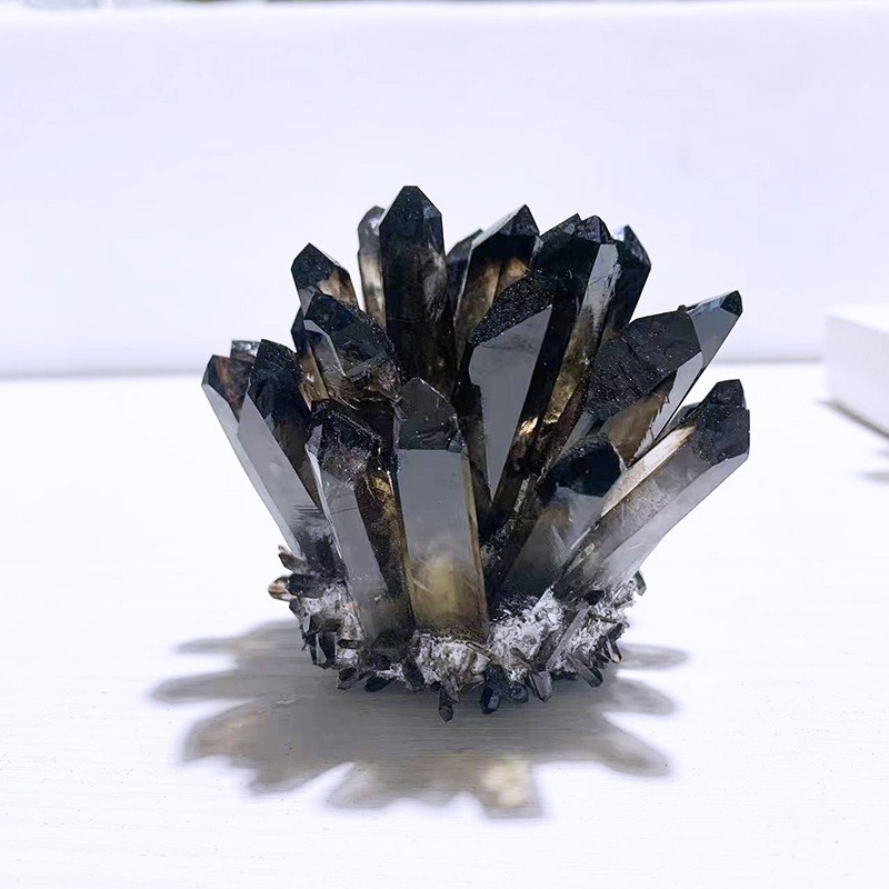 200g+ Rare Large Raw Smoky Quartz Crystal Cluster Quartz Mineral Specimens Decor