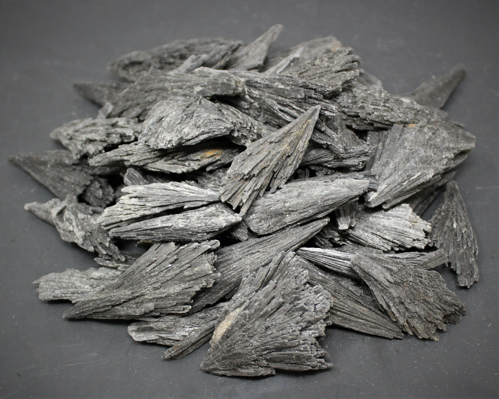 1/2 lb Black Kyanite Blades Fans: Premium Quality Wholesale Bulk Lot 8 oz