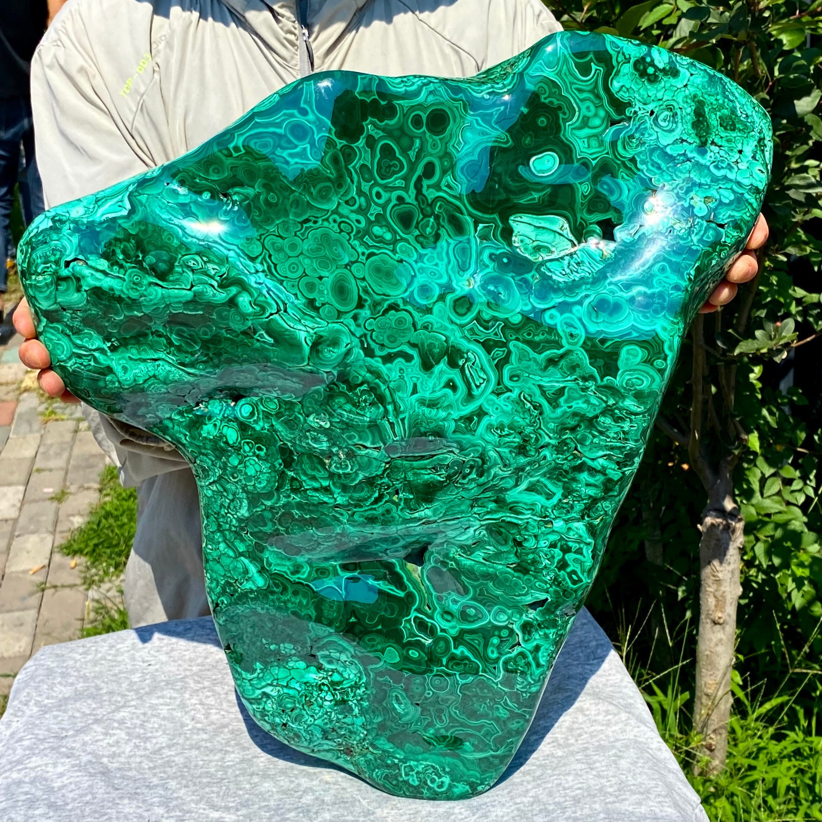 65.91LB TOP Natural Malachite crystal quartz Mineral specimen Reiki gem