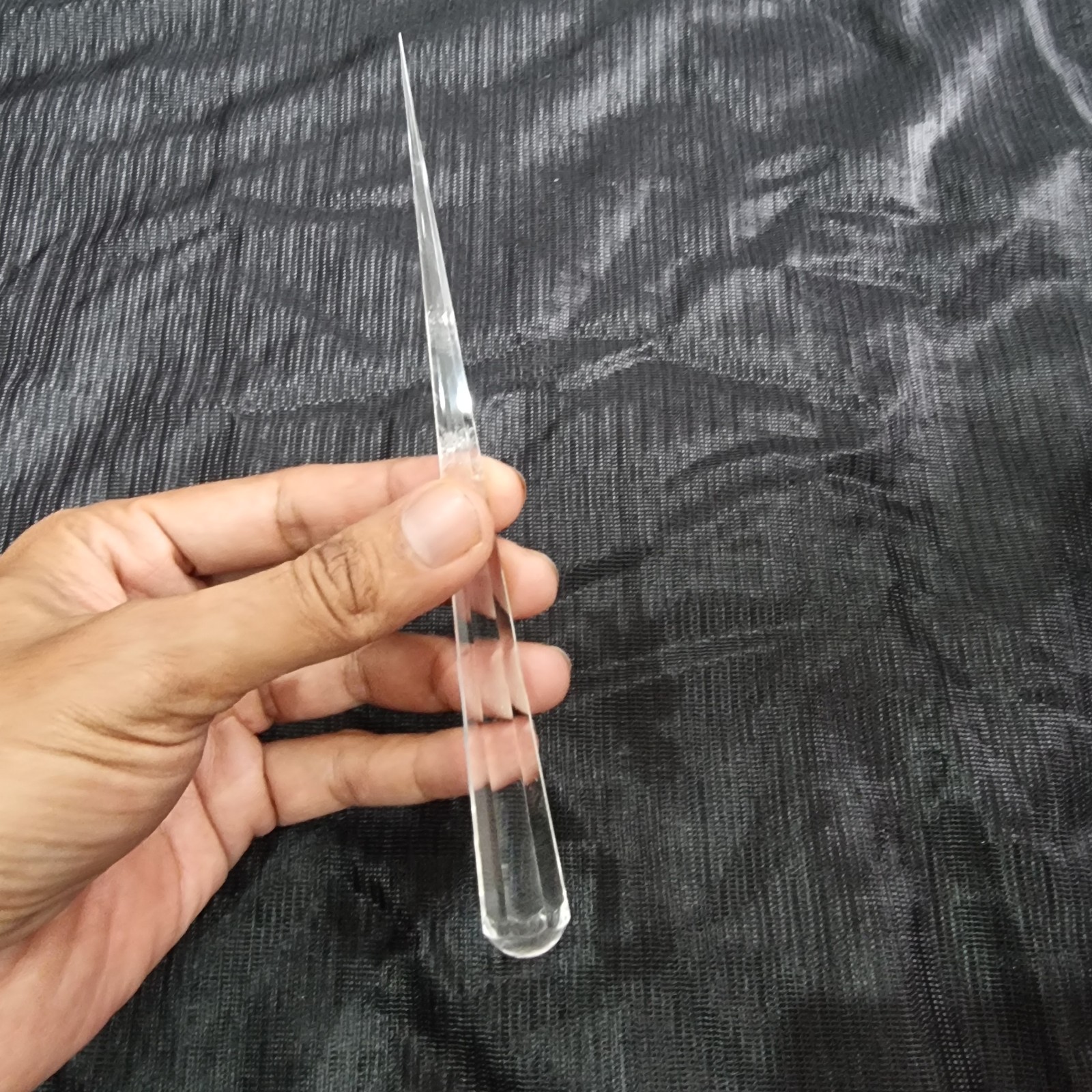 Pranic Crystal Quartz Disintegrator 8 Faceted Healing Reiki Energy