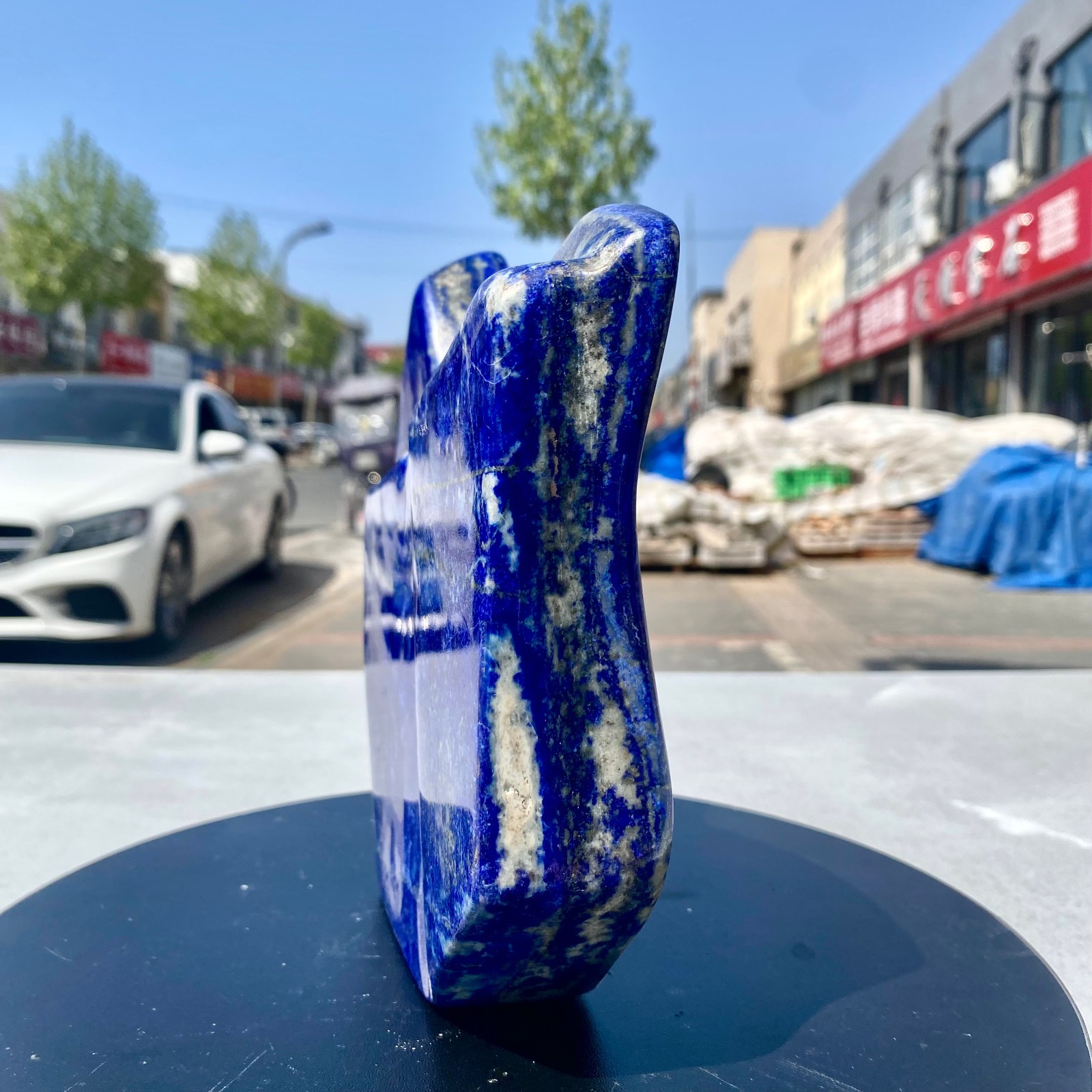 4.85LB Natural Stone Lapis Lazuli Freeform Polished Crystal Mineral Specimen