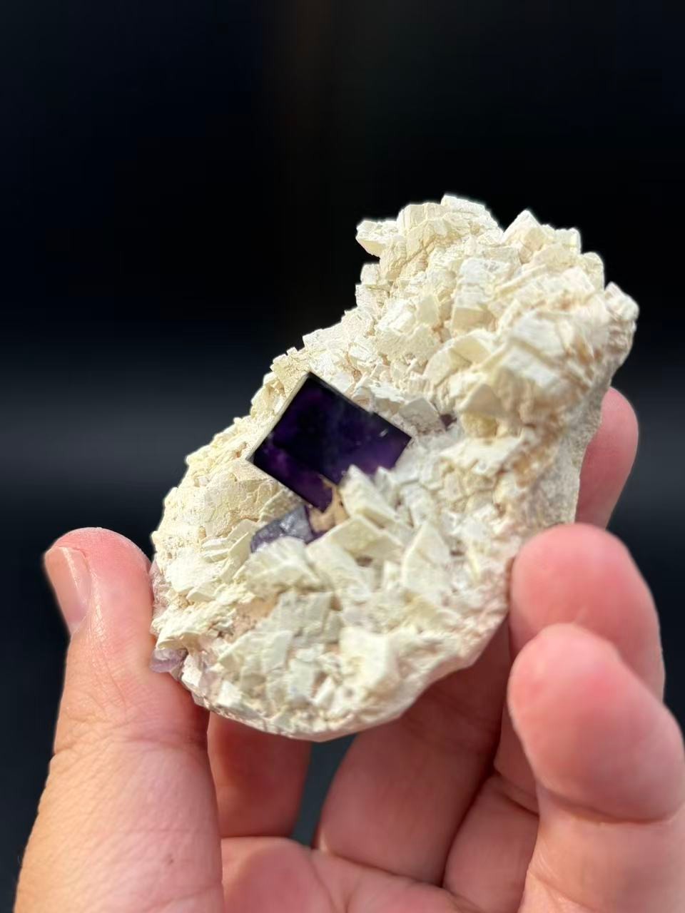 83g Fluorite From Aksu City Xijiang China