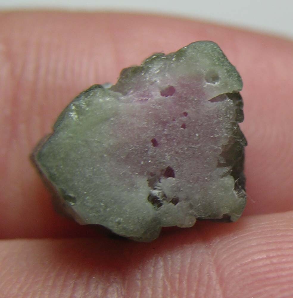8.50ct Afghan 100% Natural Raw Watermelon Tourmaline Crystal Specimen 1.65g 11mm