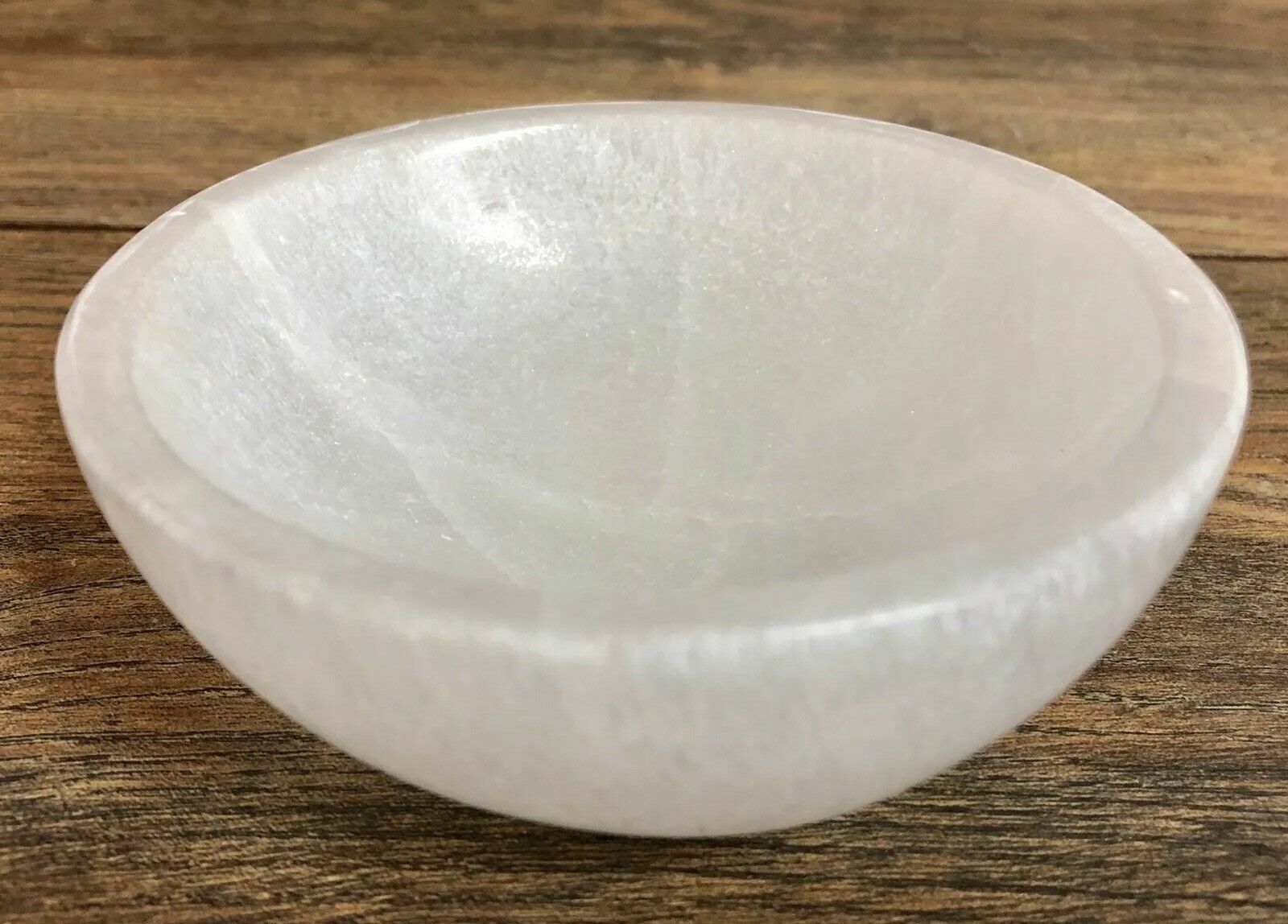 XL Selenite “Charging” Bowl White Crystal Stone Reiki CHARGED Healing Cleansing