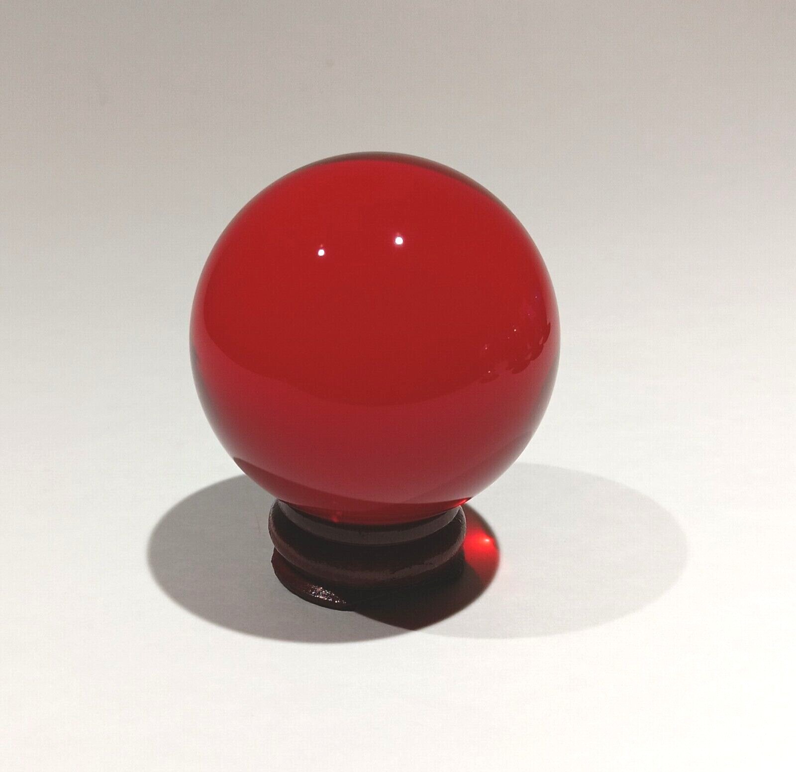 K9 Color Crystal Balls 50mm/80mm Sphere with Stand Meditation Feng Shui