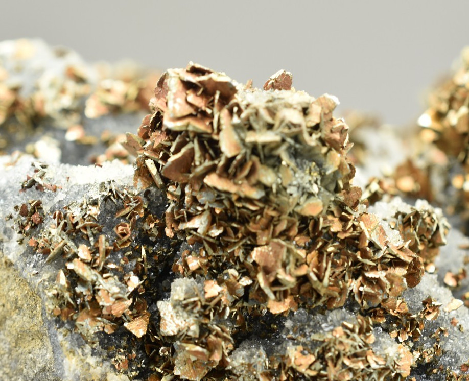 Marcasite on Quartz – Magmont Mine, Iron Co., Missouri