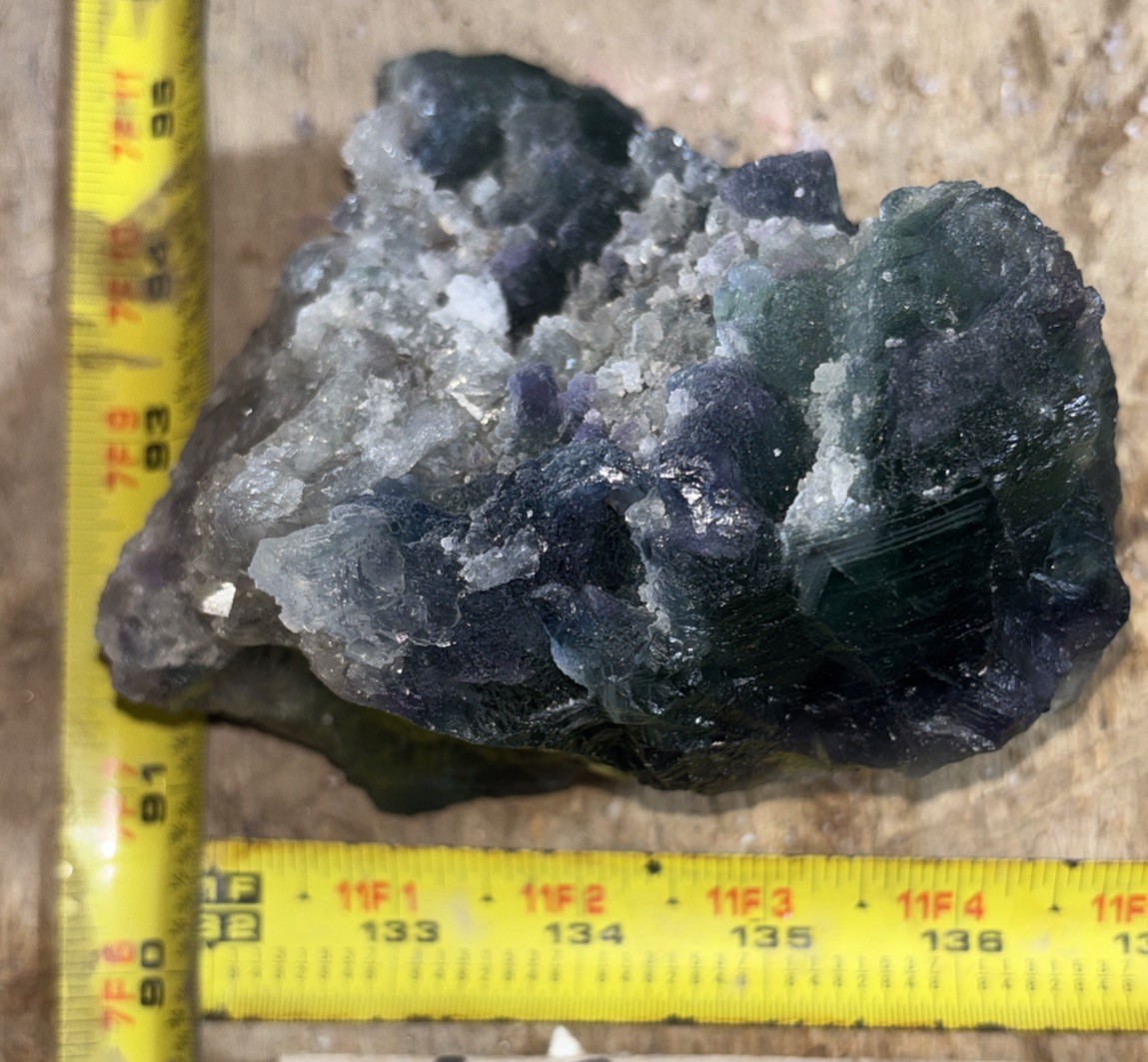 Rough Rainbow Fluorite 1116 Grams