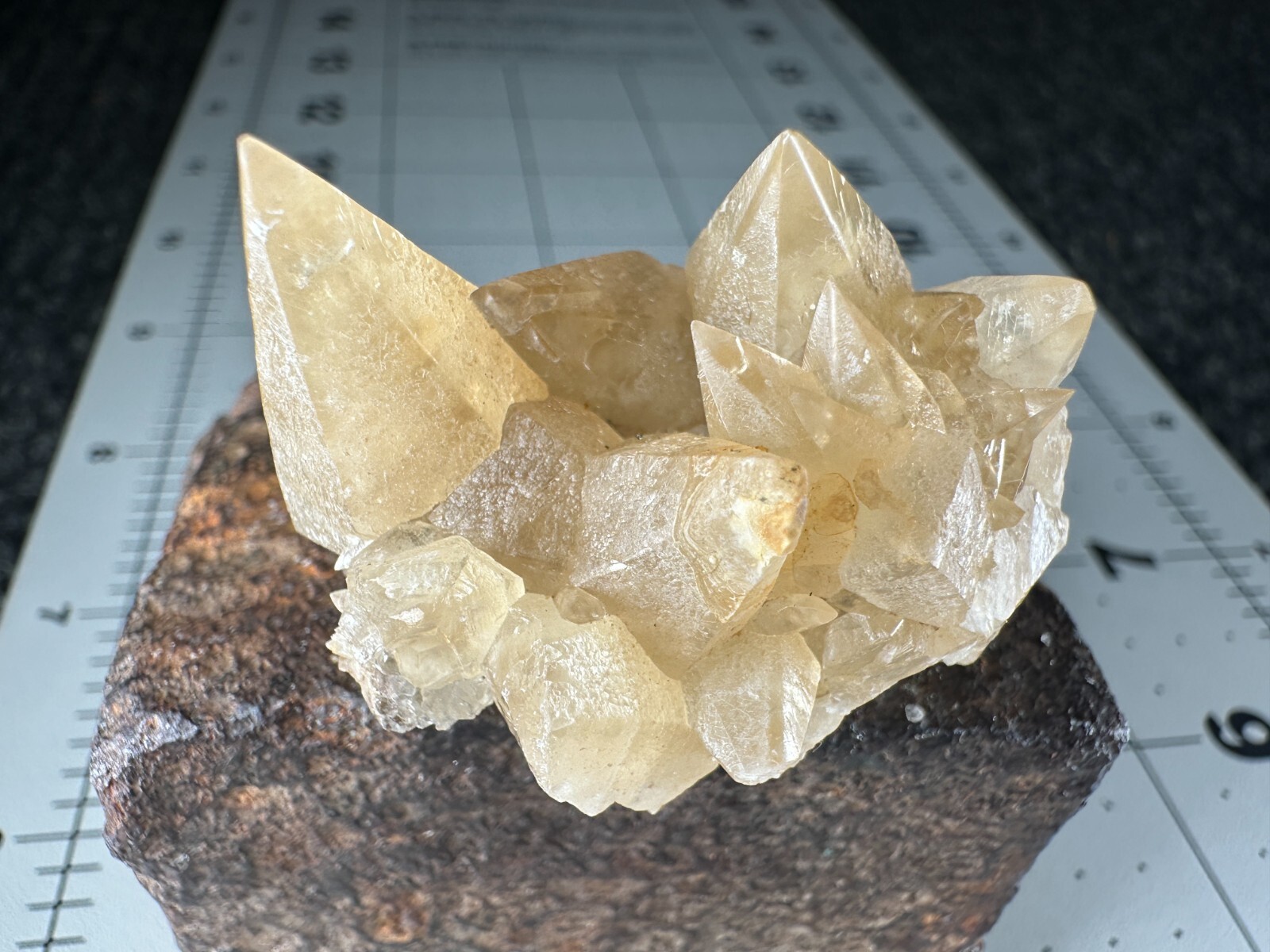 ➤ 1-1/2″ CALCITE CRYSTAL CLUSTER SPECIMEN – Pugh Quarry Ohio VIDEO➤893