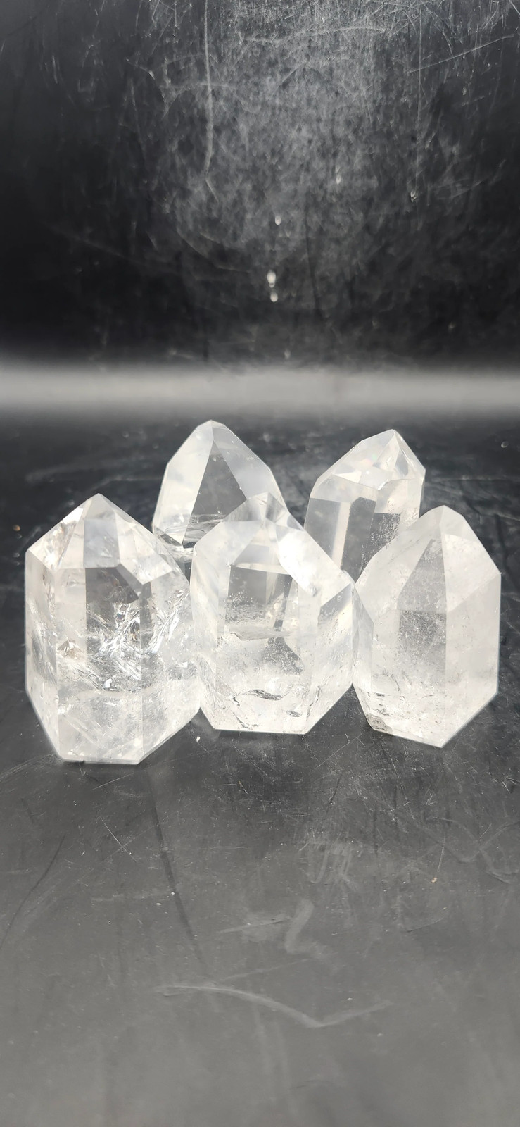 Clear quartz polished points grade A! 1.75 to 2 inches