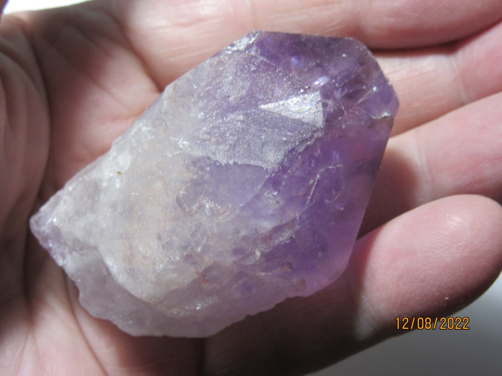 Amethyst Quartz Crystal Point 2 5/16″ Rough Collectible Reiki AQPR-1
