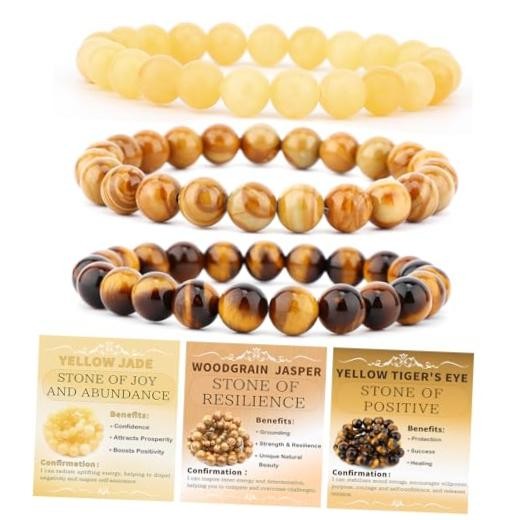 2/3-Pieces 4mm 6mm 8mm Natural Crystal Gemstone – Handmade Reiki Energy
