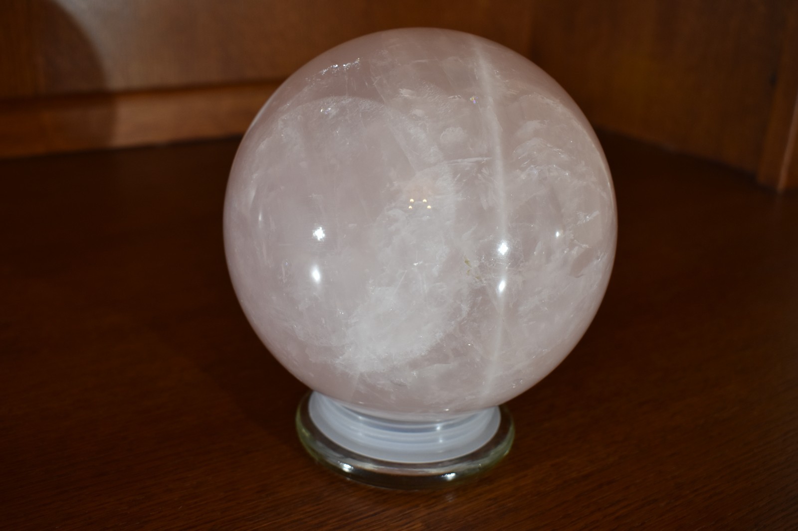 Rose Quartz sphere 4626 grams 149 mm