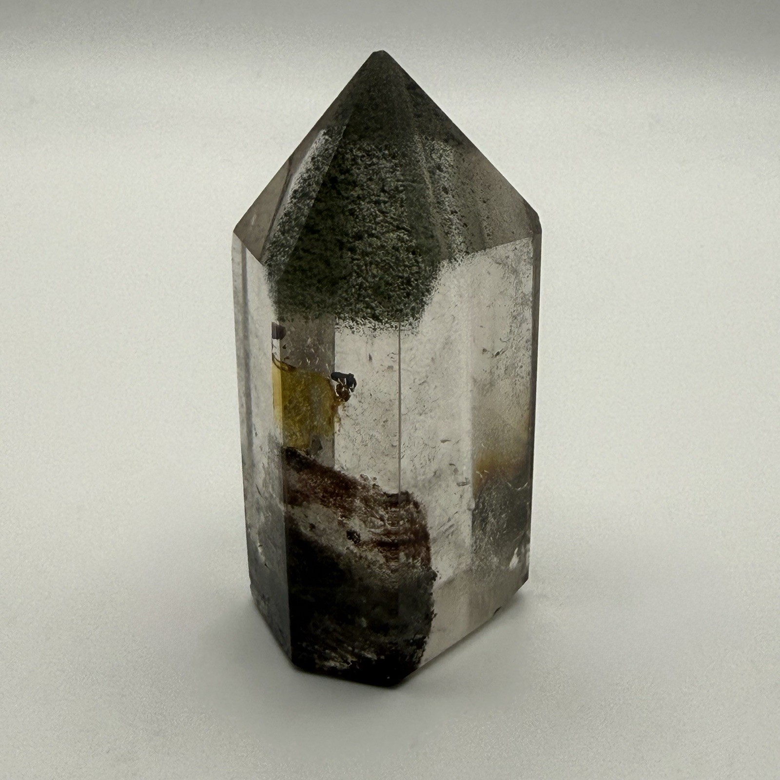 Polished Crystal Clear Garden Quartz Tower, approx 2 1/2”