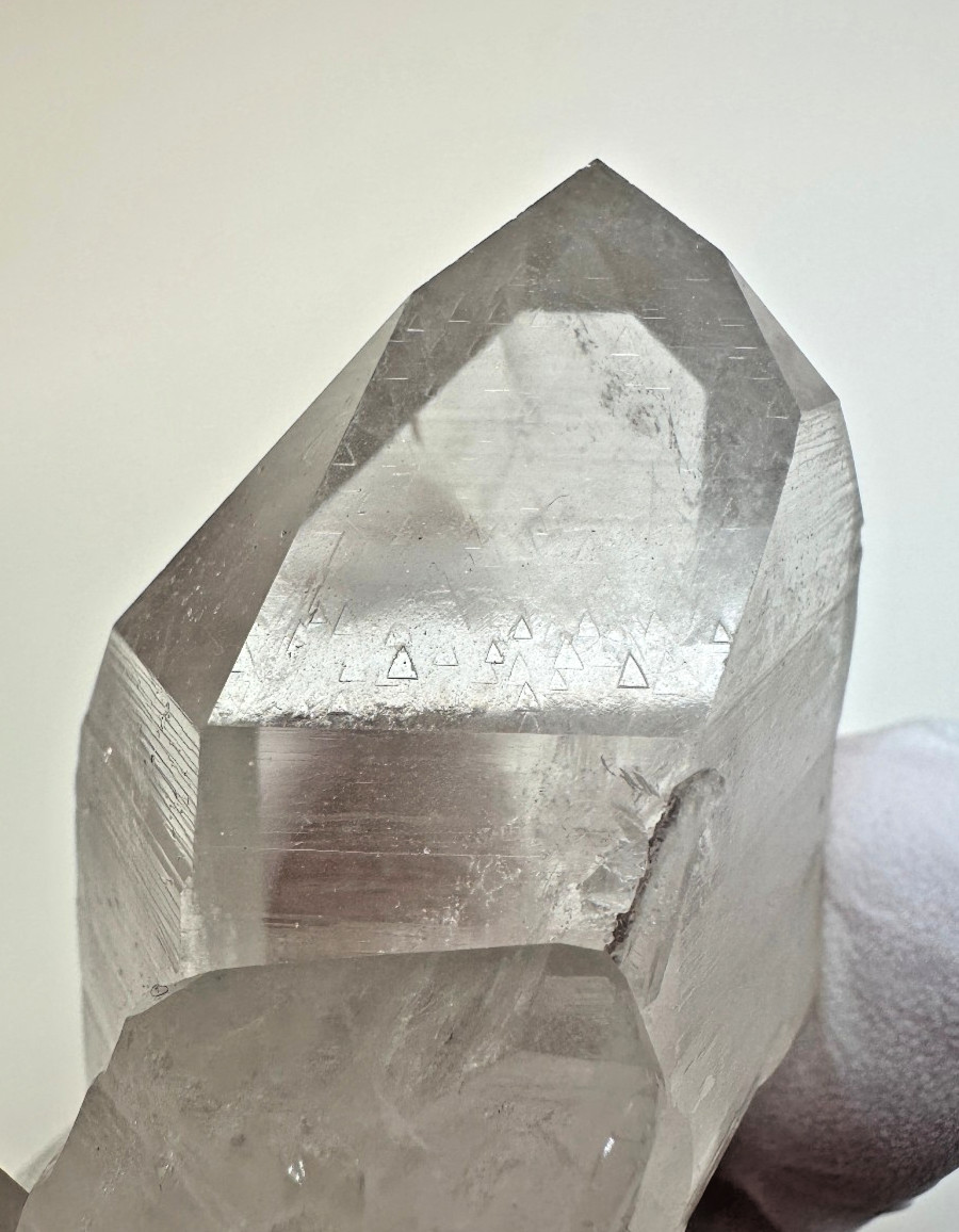 Dozens of Record Keepers__Clear Rare Arkansas Quartz Crystal Cluster