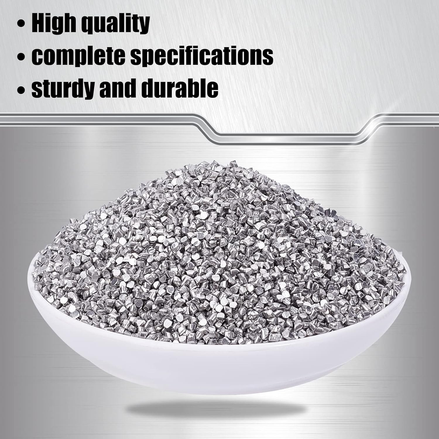 300G Aluminum Metal Shavings Orgone Platinum Metal Small Lumps Sample for Art Ex