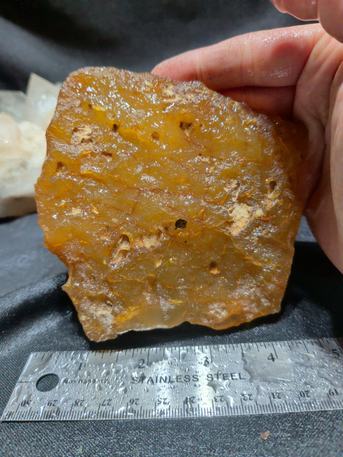 Golden Translucent Specimen Unpolished (1lb 4oz)