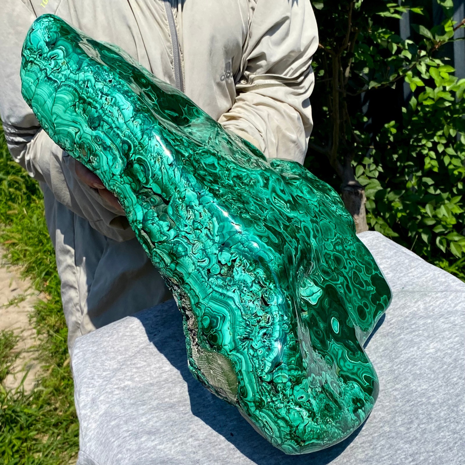65.91LB TOP Natural Malachite crystal quartz Mineral specimen Reiki gem