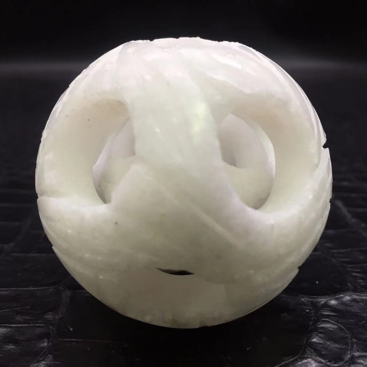 Natural White Marble Ball Crystal Quartz Sphere+Stand Healing Decorate Reiki 1Pc