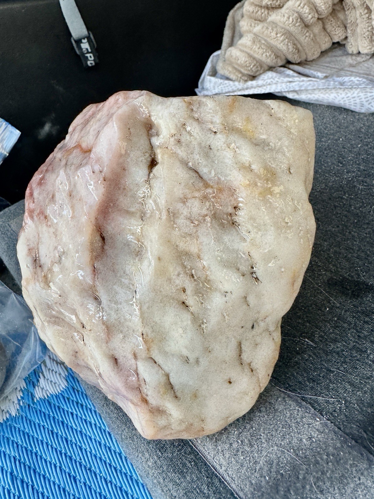 Pink White Milky Quartz 5Lbs Quartz Solid Agatized 6×6
