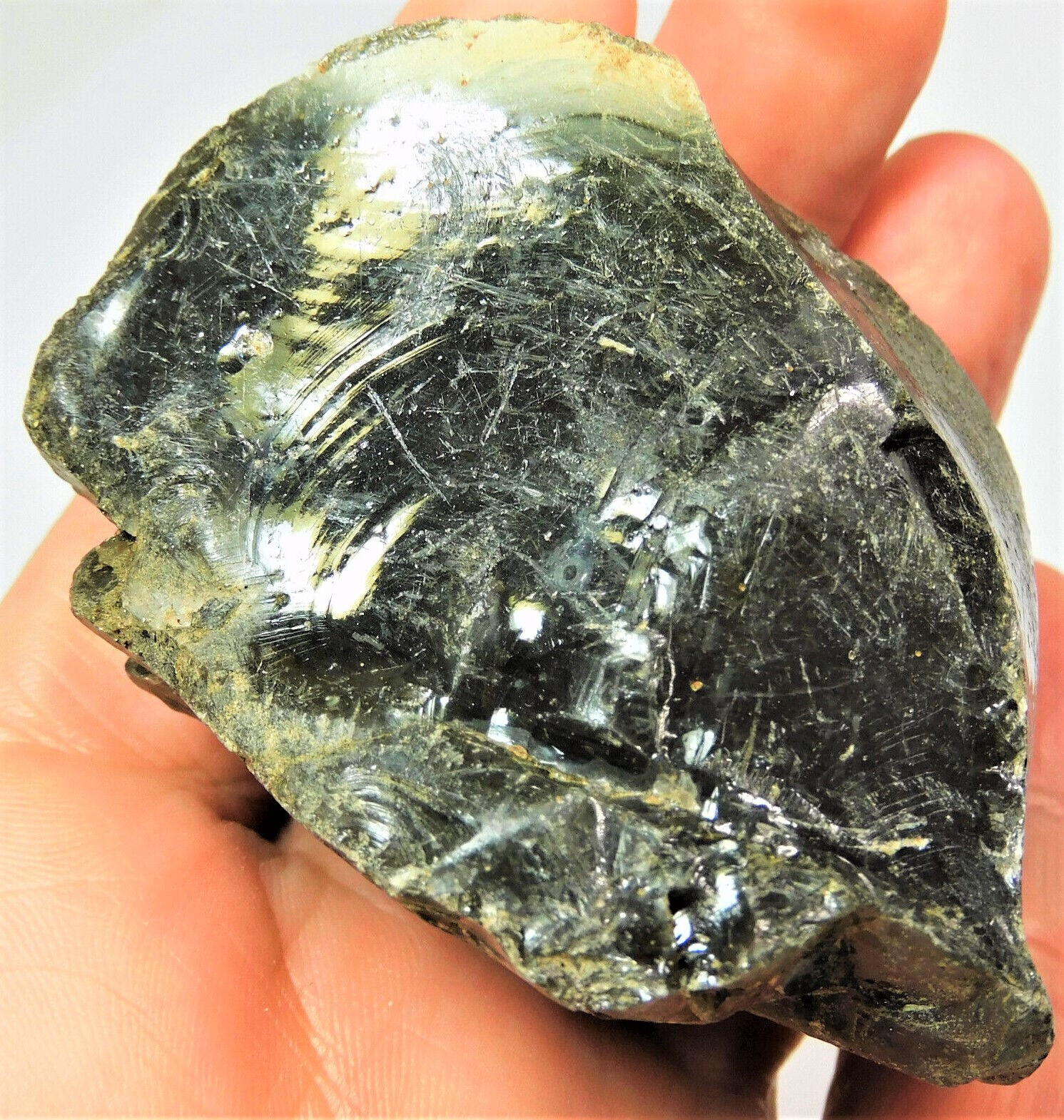 Old Railroad Slag Stone Iron Ore Glass Rock 151.8 g