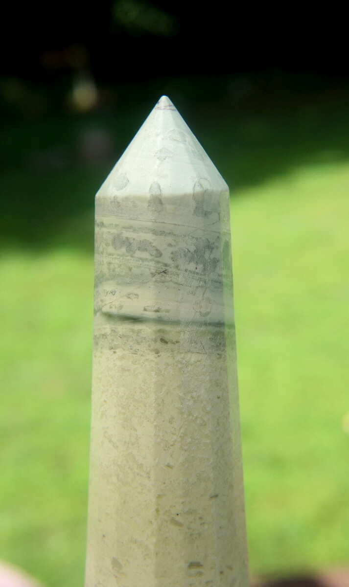 Infinite Massage Wand “The Healers Stone” Green Serpentine Crystal