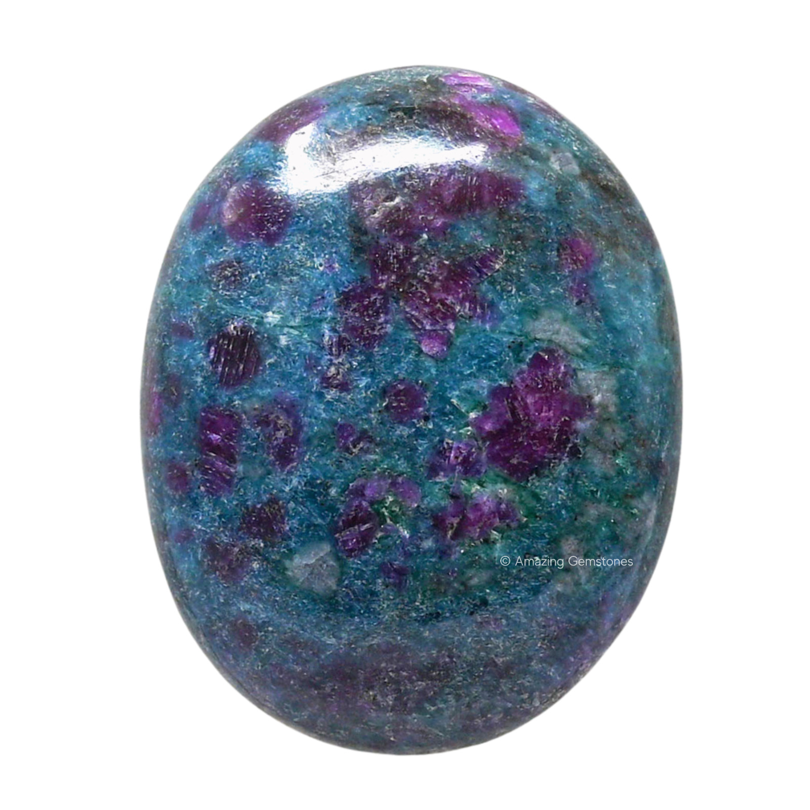 Ruby Kyanite Crystal Palm Stone